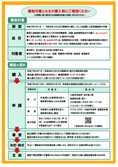 防犯対策補助金受付中（裏面）